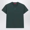 Gucci Green Cotton Jersey T-shirt Women In Green