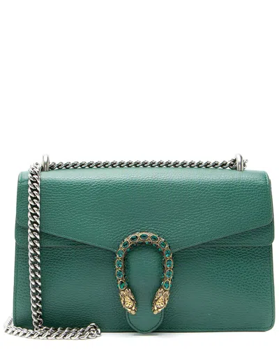 Gucci Green Crystal & Leather Dionysus Medium Shoulder Bag (authentic Pre-  Loved) In Pattern