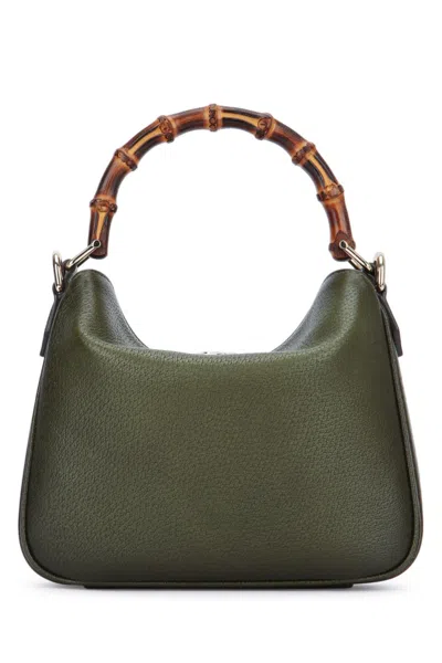 GUCCI GREEN DIANA SMALL SHOULDER BAG