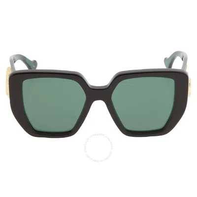 Gucci Green Geometric Ladies Sunglasses Gg0956s 001 54