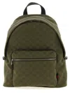 Gucci Gg Canvas Medium Backpack In Green