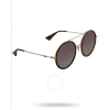 Gucci Green Gradient Round Ladies Sunglasses Gg0061s 003 56 In Gold