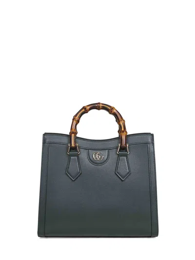 Gucci Handbag With 2 Rem.bands And 2 Removab.shoulders In Black