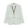 Gucci Green Jackets - Blazers Men In White