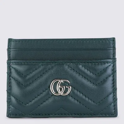 Gucci Green Leather Card Holder
