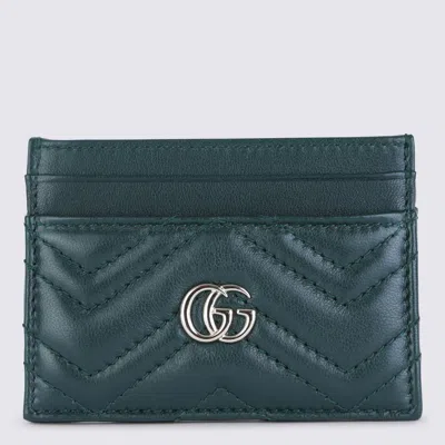 Gucci Green Leather Card Holder