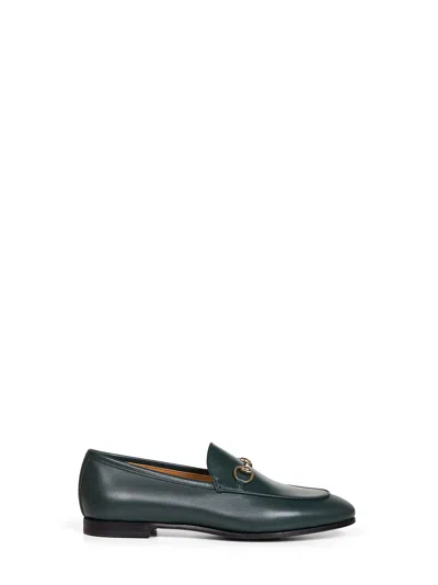 Gucci Jordaan Loafers In Green
