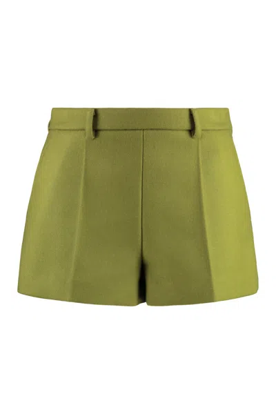 Gucci Green Logo Embroidery Shorts