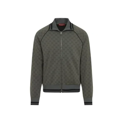 GUCCI GREEN LOGO JACKET