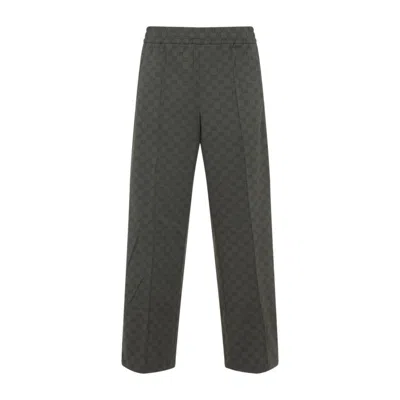 GUCCI GREEN LOGO PANTS