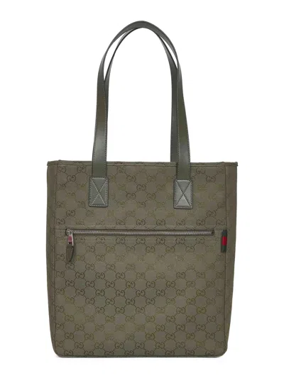 Gucci Green Medium Shopping Bag
