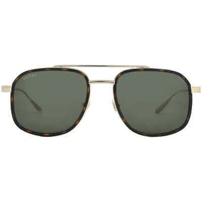 Pre-owned Gucci Green Navigator Men's Sunglasses Gg1310s 002 56 Gg1310s 002 56