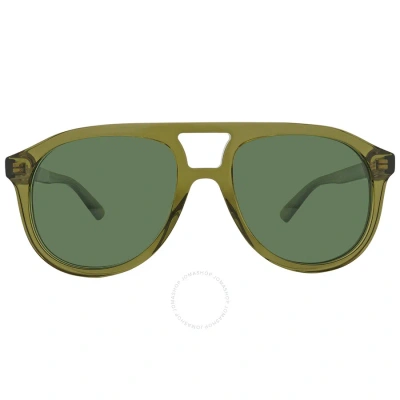 Gucci Green Pilot Men's Sunglasses Gg1320s 003 54