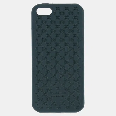 Pre-owned Gucci Green Rubber Iphone 5/5s Cover