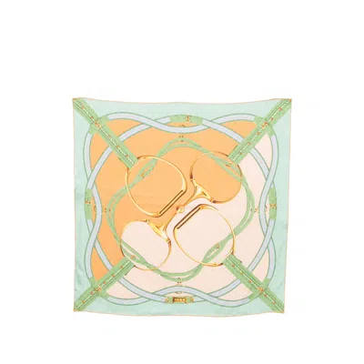 Gucci Green Scarves Women In Multi