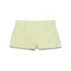 Gucci Green Shorts - Leather & Faux Leather Shorts Women In Neutral