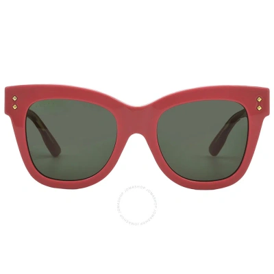 Gucci Green Square Ladies Sunglasses Gg1082s 004 52