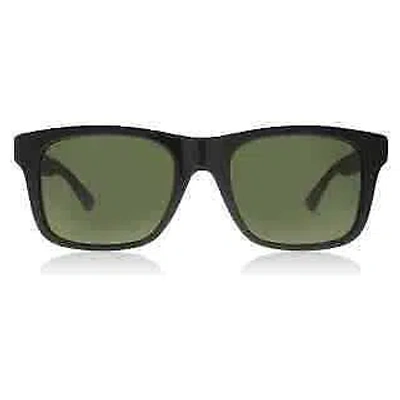 Pre-owned Gucci Green Square Men's Sunglasses Gg0008s 001 53 Gg0008s 001 53