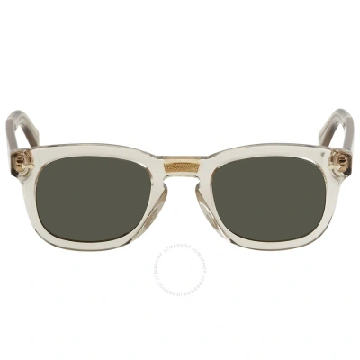 Gucci Green Square Unisex Sunglasses Gg0182s 007 49 In Brown / Green
