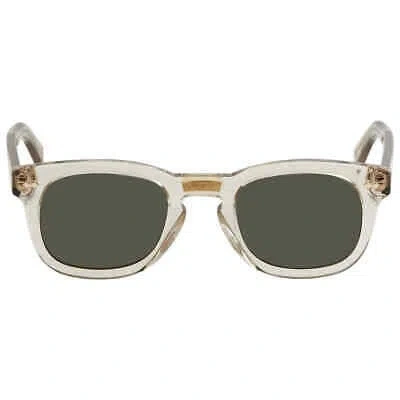 Pre-owned Gucci Green Square Unisex Sunglasses Gg0182s 007 49 Gg0182s 007 49
