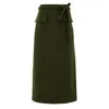 Gucci Wrap Maxi Skirt In Green
