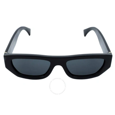 Gucci Grey Browline Men's Sunglasses Gg1134s 002 53 In Black / Grey