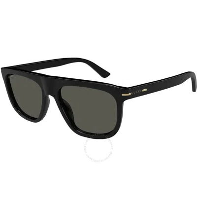 Gucci Grey Browline Men's Sunglasses Gg1726s 001 56