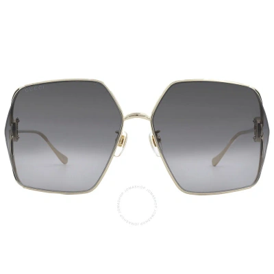 Gucci Grey Butterfly Ladies Sunglasses Gg1322sa 001 64