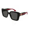 Gucci Grey Butterfly Ladies Sunglasses Gg1861s 001 53