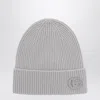 Gucci Knitted Cuffed Beanie In Gray