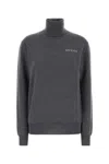 Gucci Grey Turtleneck Sweater In Cashmere Women In Gray