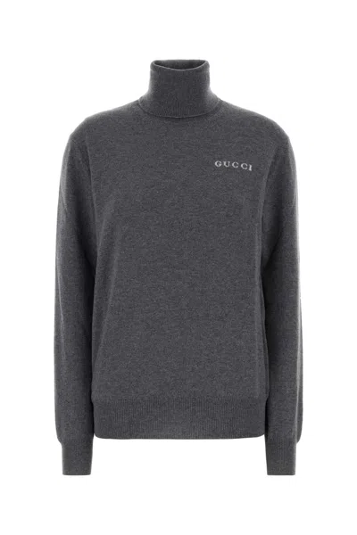 GUCCI GREY CASHMERE SWEATER