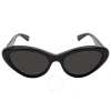 Gucci Star Logo Acetate Cat-eye Sunglasses In Black / Grey