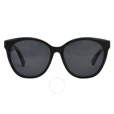 Gucci Grey Cat Eye Ladies Sunglasses Gg1171sk 001 57