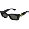 Gucci Grey Cat Eye Ladies Sunglasses Gg1827s 001 49