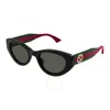 Gucci Grey Cat Eye Ladies Sunglasses Gg1862s 001 52
