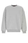 Gucci Grey Cotton Blend Oversize Sweatshirt In Grey