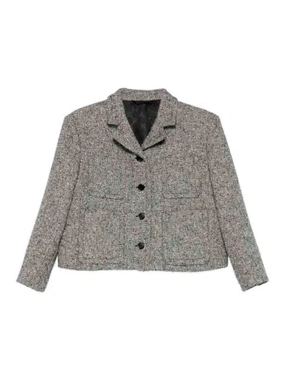 Gucci Grey Cotton Jacket In Gray