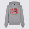 Gucci Logo-print Cotton Hoodie In Gray
