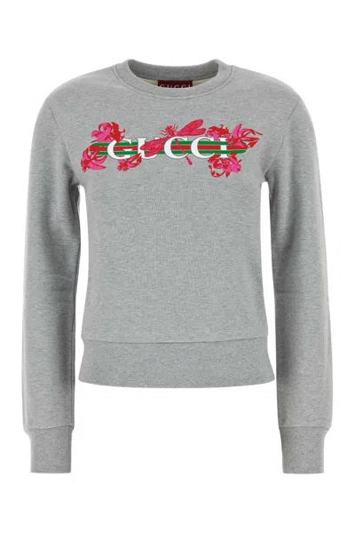Gucci Grey Cotton Sweatshirt