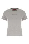 Gucci Cotton Jersey Embossed T-shirt In Grigio