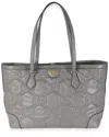 Gucci Grey Gg Matelasse Leather Medium Ophidia Tote (authentic Pre-loved) In Gray