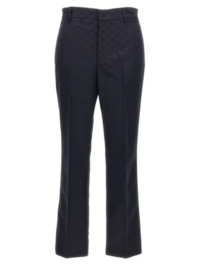 GUCCI GREY GG PANTS
