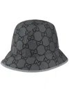 Gucci Gg Canvas Bucket Hat In Grey