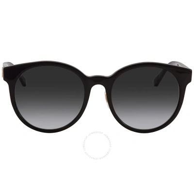 Gucci Grey Gradient Cat Eye Ladies Sunglasses Gg0416sk 001 55 In Red /  / Black / Grey / Ivory