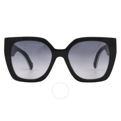 Gucci Grey Gradient Oversized Ladies Sunglasses Gg1300s-004 55