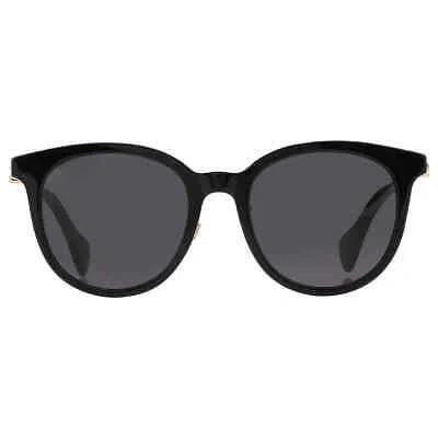 Pre-owned Gucci Grey Gradient Round Ladies Sunglasses Gg1073sk 001 54 Gg1073sk 001 54 In Gray