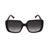 Gucci Grey Gradient Square Ladies Sunglasses Gg0632s 001 56 In Grey