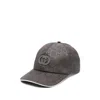 Gucci Baseball Cap Grey In Nylon Gg In Gray