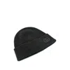 Gucci Ribbed Logo Beanie In Gray